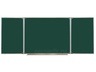 Доска магнитная трехэлементная меловая зеленая ДК2-37 З, 250х120